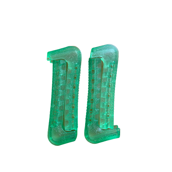 Green glitter 2pcs guards